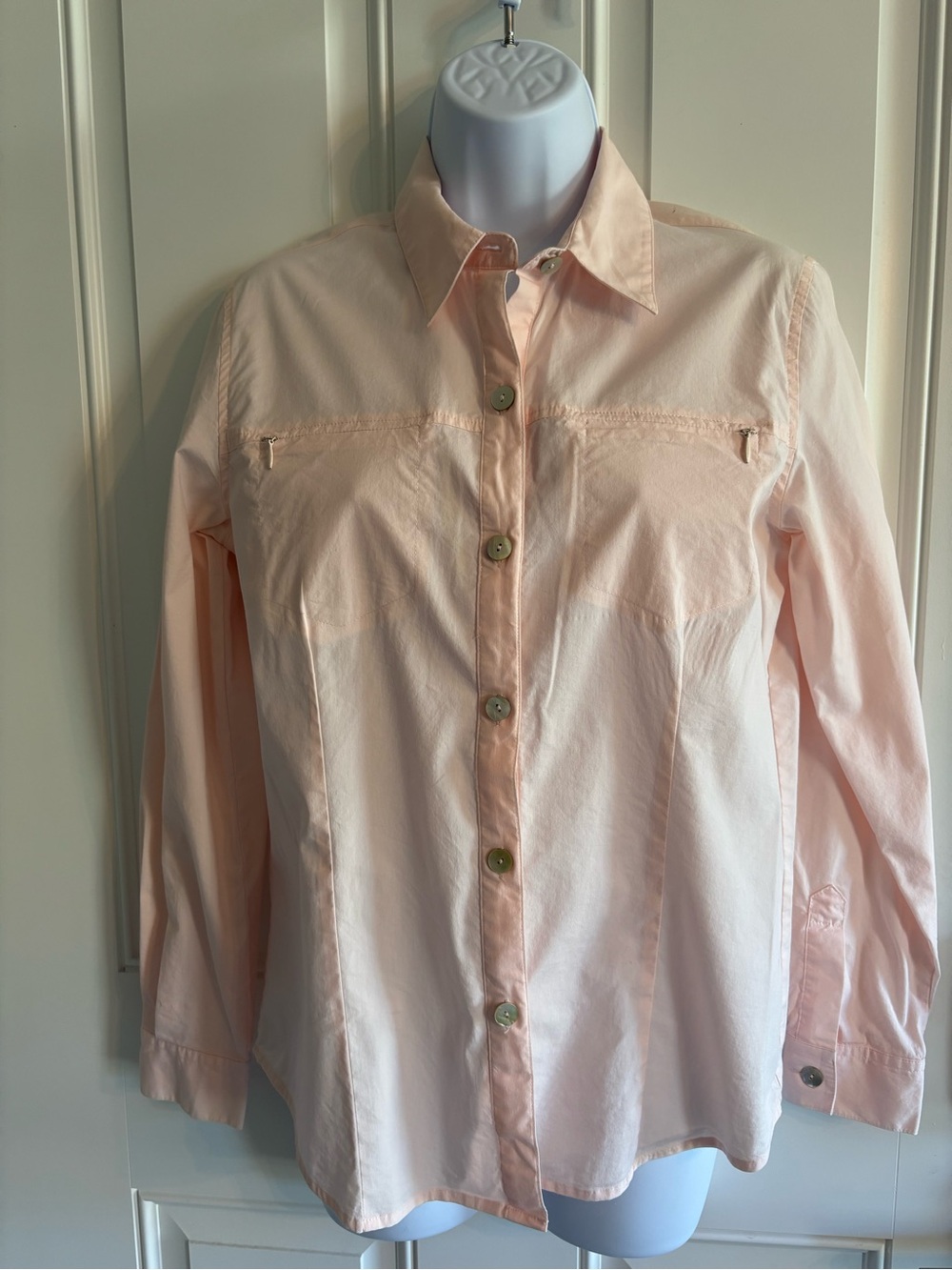 Chico's Soft Pink Collared Shirt